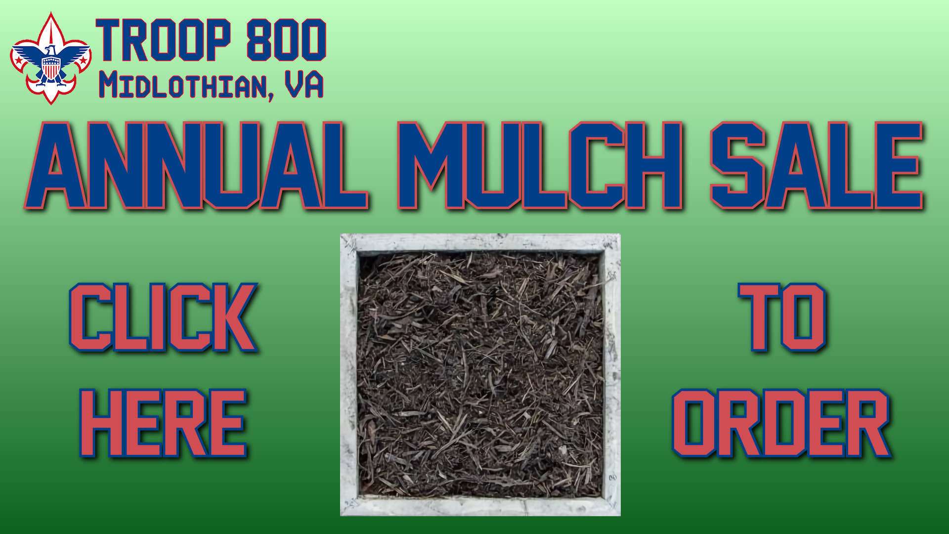 2026 Annual Mulch Sale